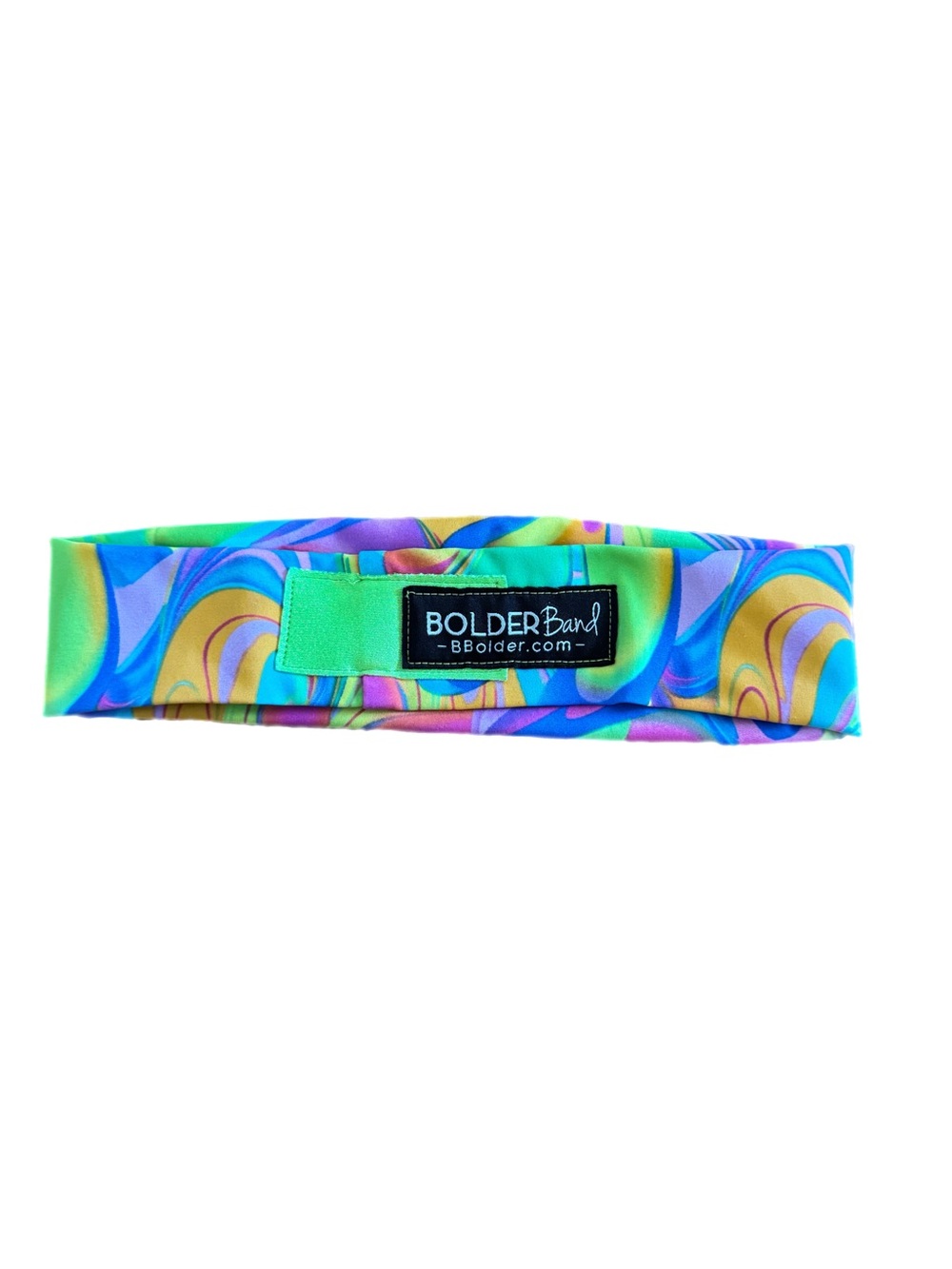 BOLDER Band Athletic Abstract Multicolor Headband Activewear Running Yoga Gym